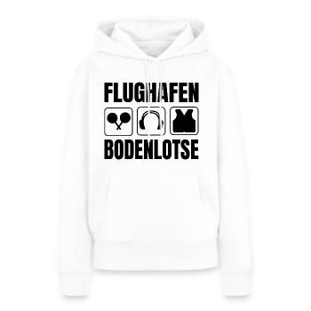Flughafen Bodenlotse Marshaller Beruf Luftfahrt - Frauen Premium Bio Hoodie - Weiß - Vorne - Julia (174cm)