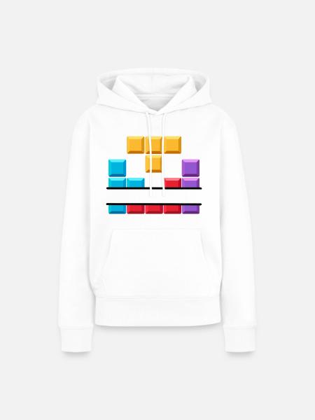 Spiel-Banner 2 - Frauen Premium Bio Hoodie - Weiß