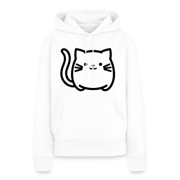 kitten - Women’s Premium Organic Hoodie - white - Front - Julia (174cm)