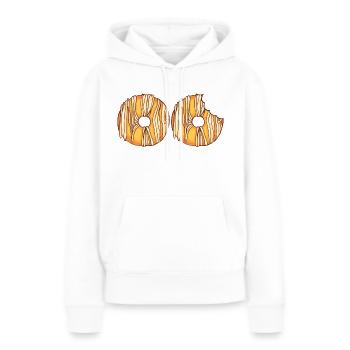 Donuts Confiserie Cookie Törtchen Kuchen Torten - Frauen Premium Bio Hoodie - Weiß - Vorne - Julia (174cm)