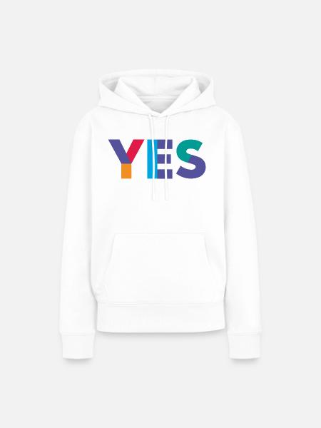 Ja, Schottland - Frauen Premium Bio Hoodie - Weiß
