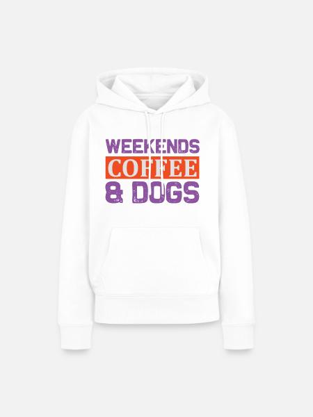 PawPrint Couture - Frauen Premium Bio Hoodie - Weiß
