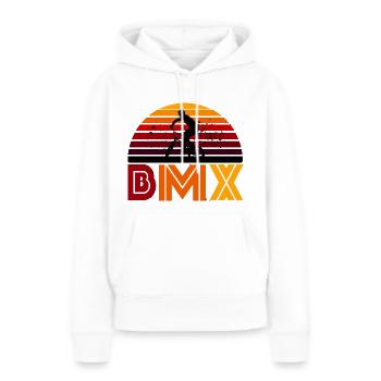 bmx - Frauen Premium Bio Hoodie - Weiß - Vorne - Julia (174cm)