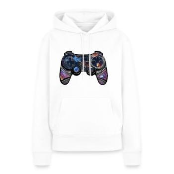Galactic controller - Women’s Premium Organic Hoodie - white - Front - Julia (174cm)