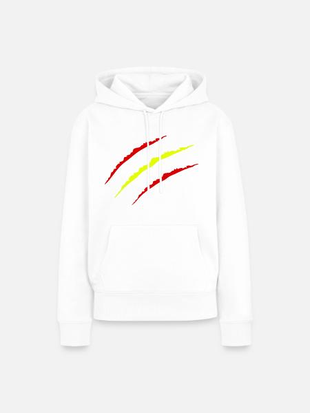 krallen spanien - Frauen Premium Bio Hoodie - Weiß