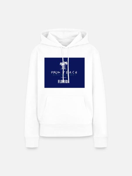 Palm Beach Florida - Frauen Premium Bio Hoodie - Weiß
