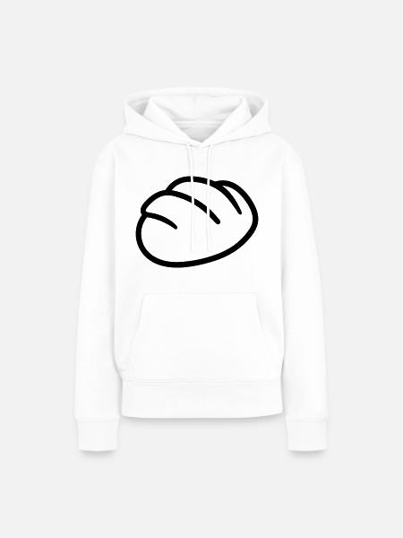 Zauberstab - Frauen Premium Bio Hoodie - Weiß