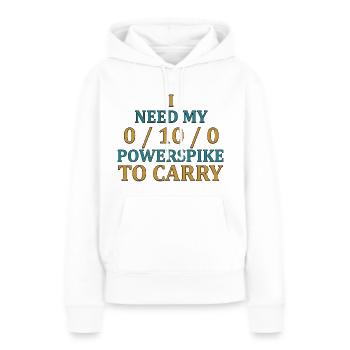 League of Legend funny saying - Women’s Premium Organic Hoodie - white - Front - Julia (174cm)
