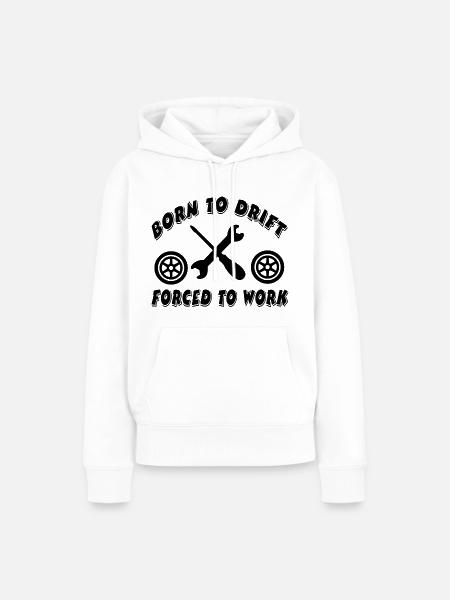 Auto - Frauen Premium Bio Hoodie - Weiß
