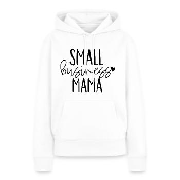Business Mama - Frauen Premium Bio Hoodie - Weiß - Vorne - Julia (174cm)