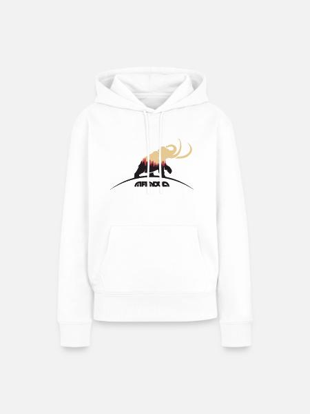 mammut wildnis insinde - Frauen Premium Bio Hoodie - Weiß