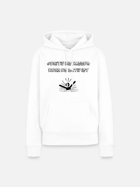 Grammatik unter Druck - Frauen Premium Bio Hoodie - Weiß