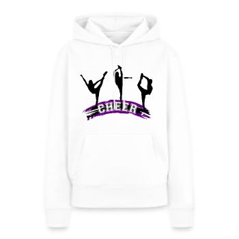Cheerleading, Cheer - Frauen Premium Bio Hoodie - Weiß - Vorne - Julia (174cm)