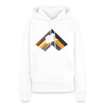 Gitarrist Elektrogitarre Gitarre - Frauen Premium Bio Hoodie - Weiß - Vorne - Julia (174cm)