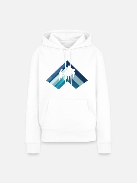 Klavier Musikschule - Frauen Premium Bio Hoodie - Weiß