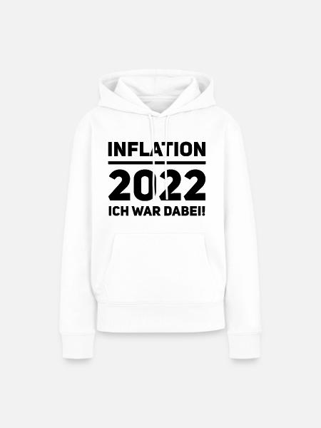 Inflation 2022 - Frauen Premium Bio Hoodie - Weiß