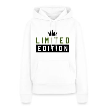 limited edition - Frauen Premium Bio Hoodie - Weiß - Vorne - Julia (174cm)