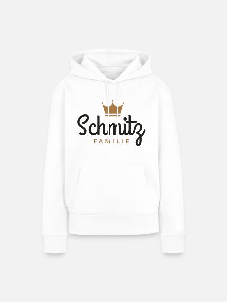Schmitz-Familie - Frauen Premium Bio Hoodie - Weiß