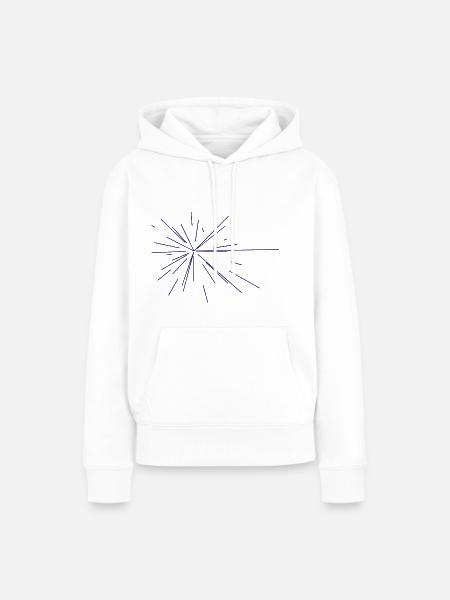 galactic - Frauen Premium Bio Hoodie - Weiß