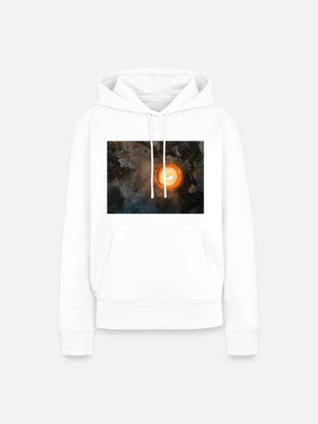 F7ACDE66 324B 4909 8499 09287923957C - Frauen Premium Bio Hoodie - Weiß