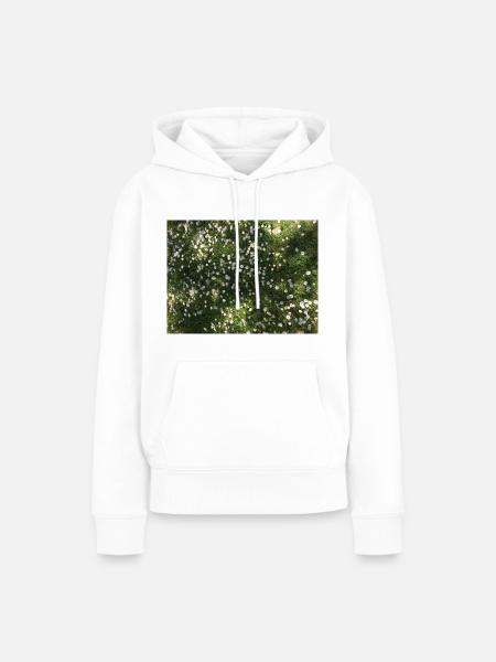 Gänseblümchen - Frauen Premium Bio Hoodie - Weiß