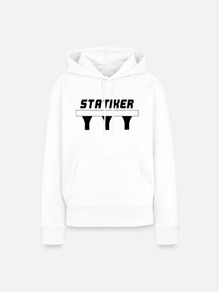 Statiker - Frauen Premium Bio Hoodie - Weiß