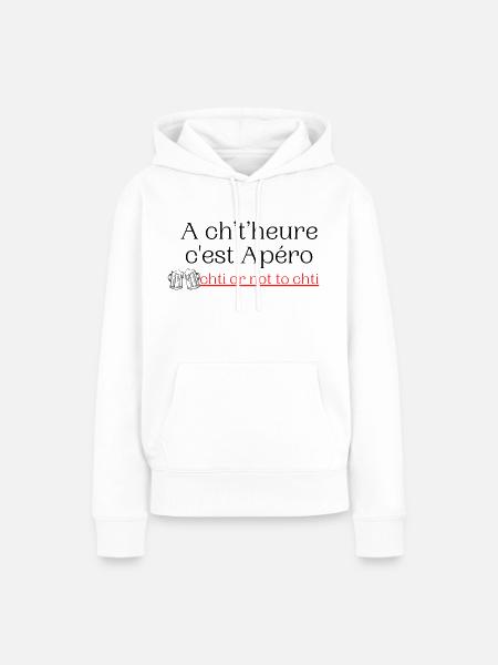 Apéro - Frauen Premium Bio Hoodie - Weiß