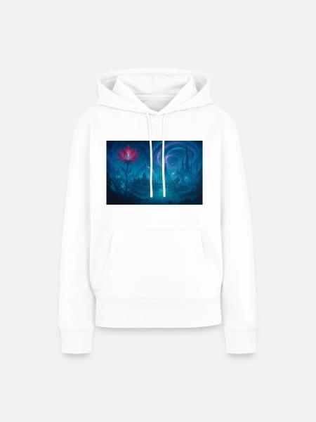 Atlantic City - Frauen Premium Bio Hoodie - Weiß