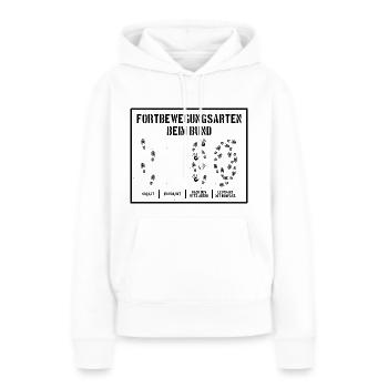 FORTBEWEGUNGSARTEN BEIM BUND BUNDESWEHR - Frauen Premium Bio Hoodie - Weiß - Vorne - Julia (174cm)
