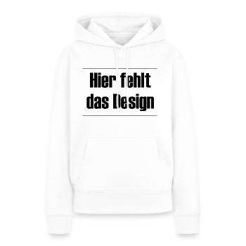 Fehlerhaftes Design - Frauen Premium Bio Hoodie - Weiß - Vorne - Julia (174cm)