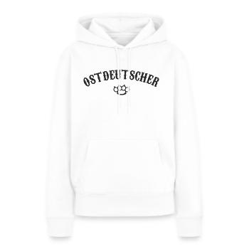 Ostdeutscher - Frauen Premium Bio Hoodie - Weiß - Vorne - Julia (174cm)