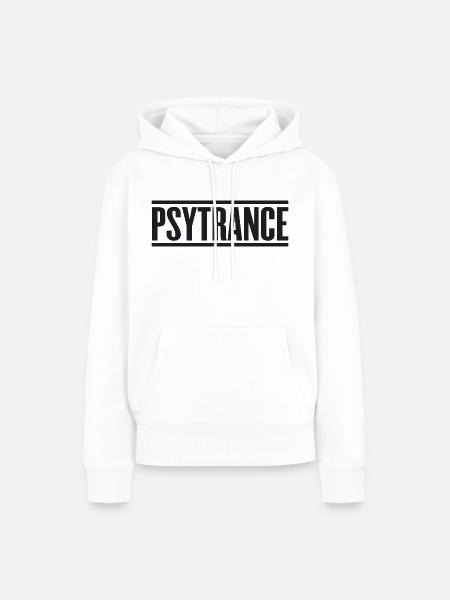 Psytrance - Frauen Premium Bio Hoodie - Weiß