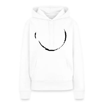 Kreis - Frauen Premium Bio Hoodie - Weiß - Vorne - Julia (174cm)