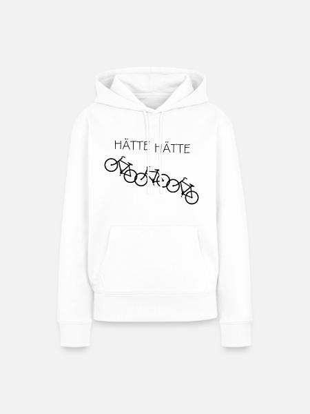 Fahrradkette - Frauen Premium Bio Hoodie - Weiß