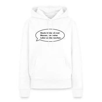 lustige sprueche removebg preview v4 nice witzig - Frauen Premium Bio Hoodie - Weiß - Vorne - Julia (174cm)