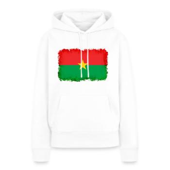 Burkina Faso - Women’s Premium Organic Hoodie - white - Front - Julia (174cm)