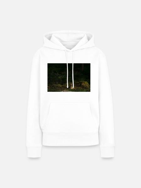 Rehbock - Frauen Premium Bio Hoodie - Weiß