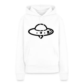 flying saucer - Women’s Premium Organic Hoodie - white - Front - Julia (174cm)