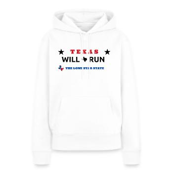 TEXAS Plate - Women’s Premium Organic Hoodie - white - Front - Julia (174cm)