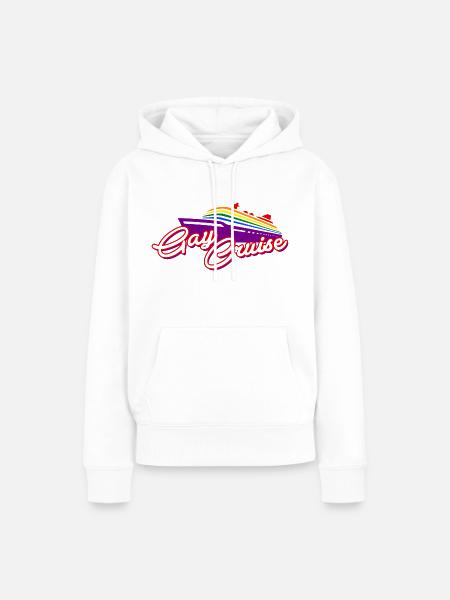 Gay Cruise - Frauen Premium Bio Hoodie - Weiß