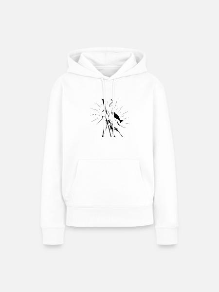 Wassersport - Frauen Premium Bio Hoodie - Weiß