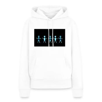 Figuren - Frauen Premium Bio Hoodie - Weiß - Vorne - Julia (174cm)