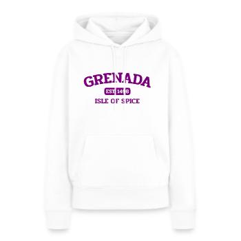 Grenada - Saint George ́s - Caribbean - West Indies - Women’s Premium Organic Hoodie - white - Front - Julia (174cm)