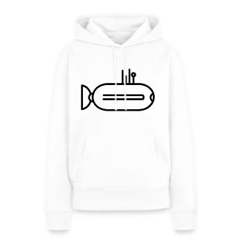 U-Boot-Boot - Frauen Premium Bio Hoodie - Weiß - Vorne - Julia (174cm)