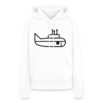 U-Boot-Boot - Frauen Premium Bio Hoodie - Weiß - Vorne - Julia (174cm)