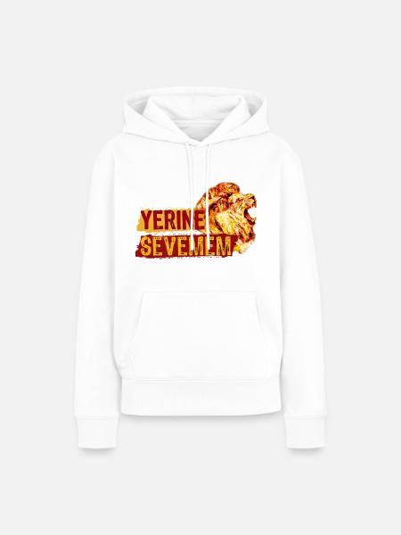 Galatasaray - Frauen Premium Bio Hoodie - Weiß
