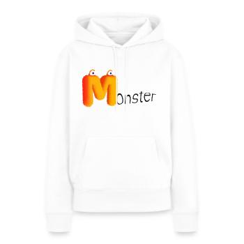 Small sample - Women’s Premium Organic Hoodie - white - Front - Julia (174cm)