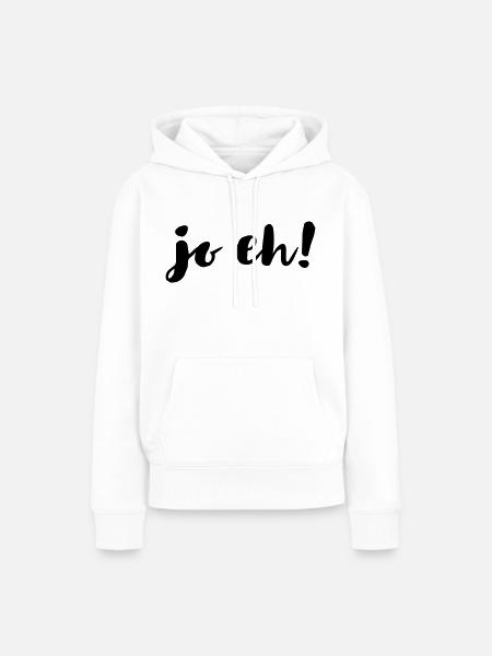 ja eh! - Frauen Premium Bio Hoodie - Weiß