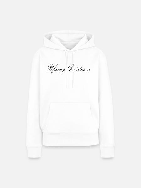Marry Christmas - Frauen Premium Bio Hoodie - Weiß
