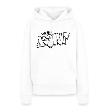 KAPUT Tag - Women’s Premium Organic Hoodie - white - Front - Julia (174cm)